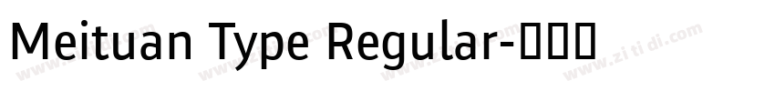 Meituan Type Regular字体转换